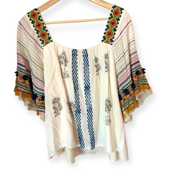 Anthropologie Vineet Bahl Kiera Embroidered Blouse - Picture 5 of 13